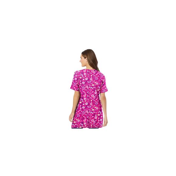 Woman Within VNeck raspberry sorbet floral size 3x 30/32
NWOT - Picture 3 of 7